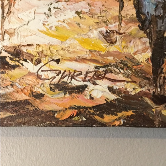 Garber Oil Painting VINTAGE 1930s France 🇫🇷 - Picture 3 of 5